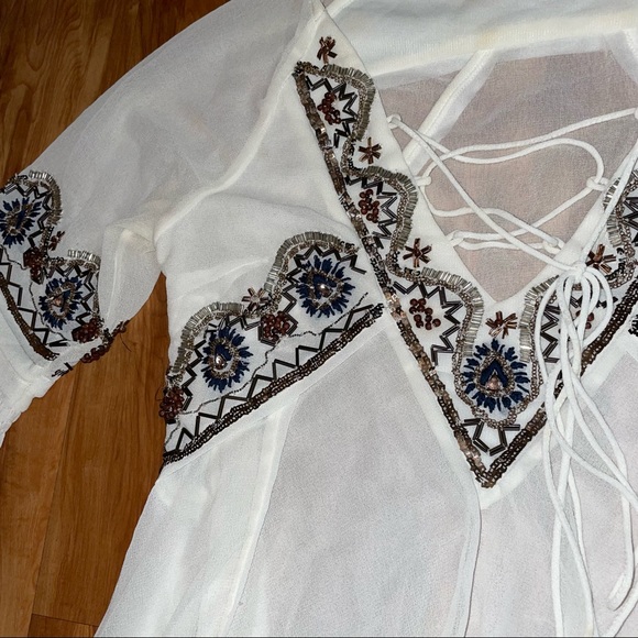 🚫 Sold on Mercari 🚫Free People Paths of Fancy Blouse - Picture 9 of 14